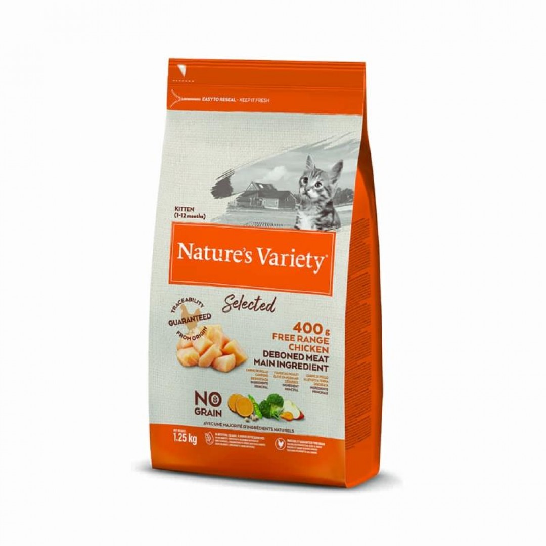 Nature's Variety Cat No Grain Kitten Free Range Chicken Yavru Kedi M. 1,25kg