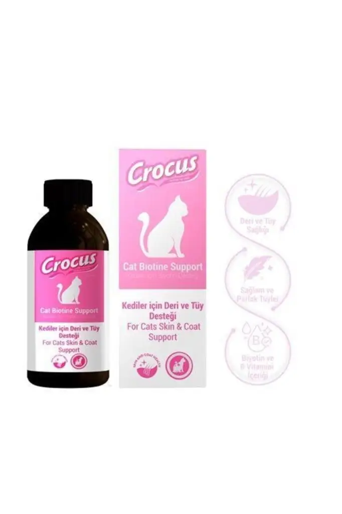 Crocus Kedi Tüy Sağlığı Damlası 100 Ml