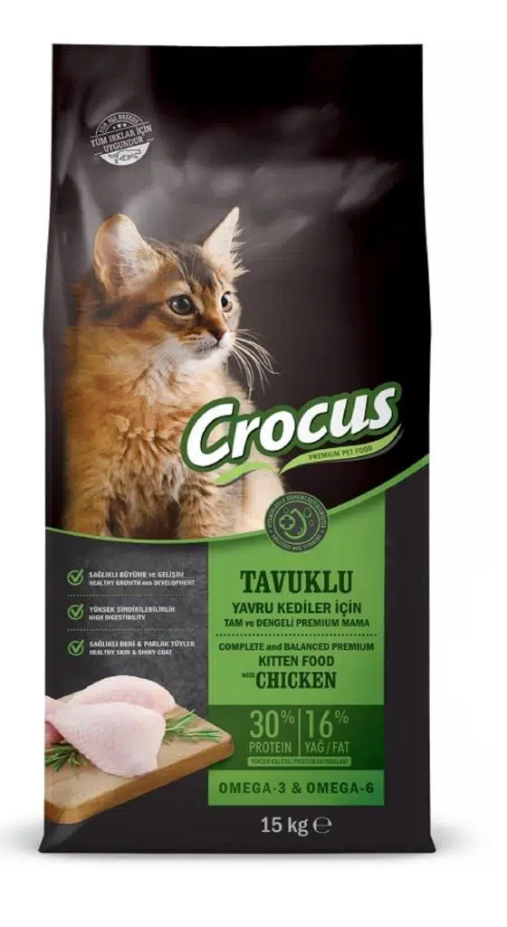 Crocus Tavuk Etli Yavru Kedi Maması 15 Kg