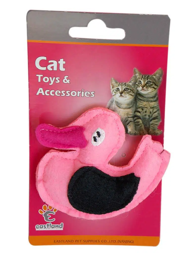 Eastland Kedi Otlu Peluş Ördek Oyuncak 8,5cm