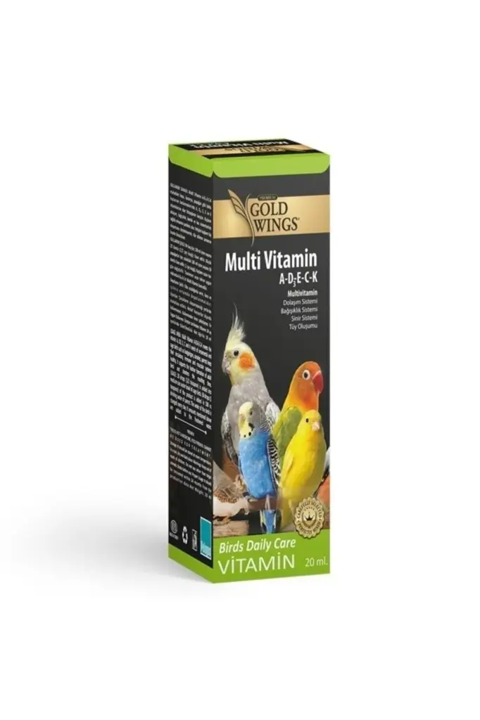 Gold Wings Premium GWP Multivitamin (Tüy Oluşum Destek) 20cc
