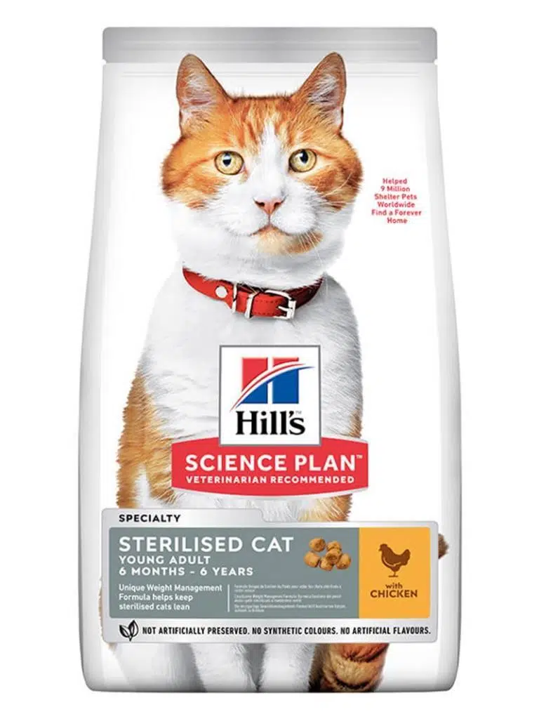 Hills Sterilised Kısırlaştırılmış Tavuklu Kedi Maması 15 Kg