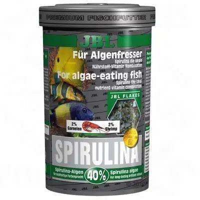 JBL Spirulina Flakes Pul Balık Yemi 100Ml / 16Gr.