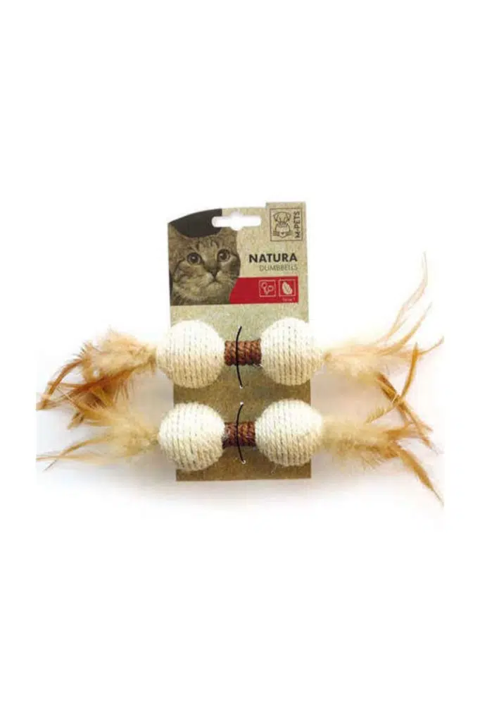 M-Pets Natura Dumbbells Kedi Oyuncağı Mix Color