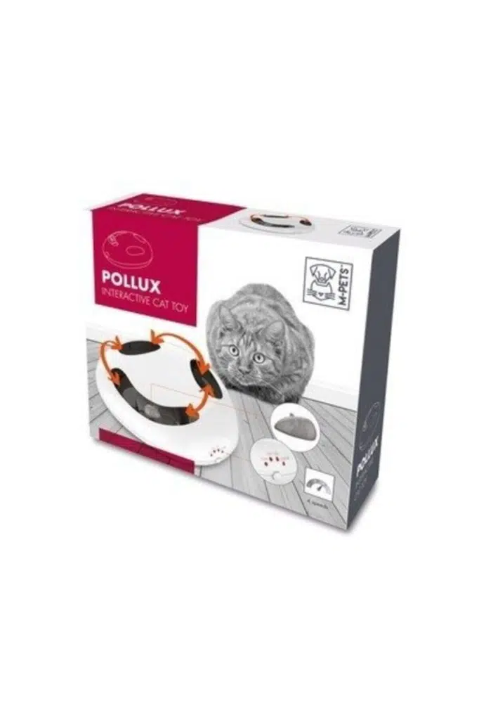 M-Pets Pollux İnteraktif Kedi Oyuncağı Beyaz