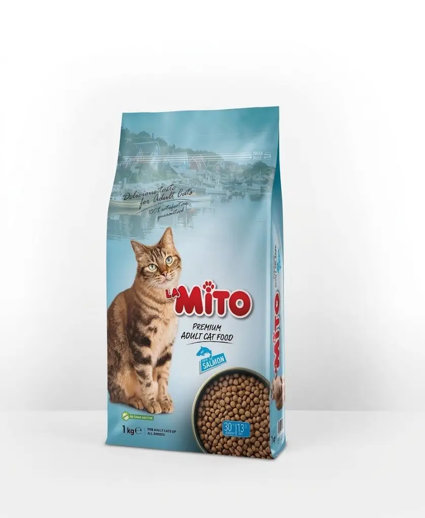 Mito Somonlu Balıklı Yetişkin Kedi Maması 1 Kg
