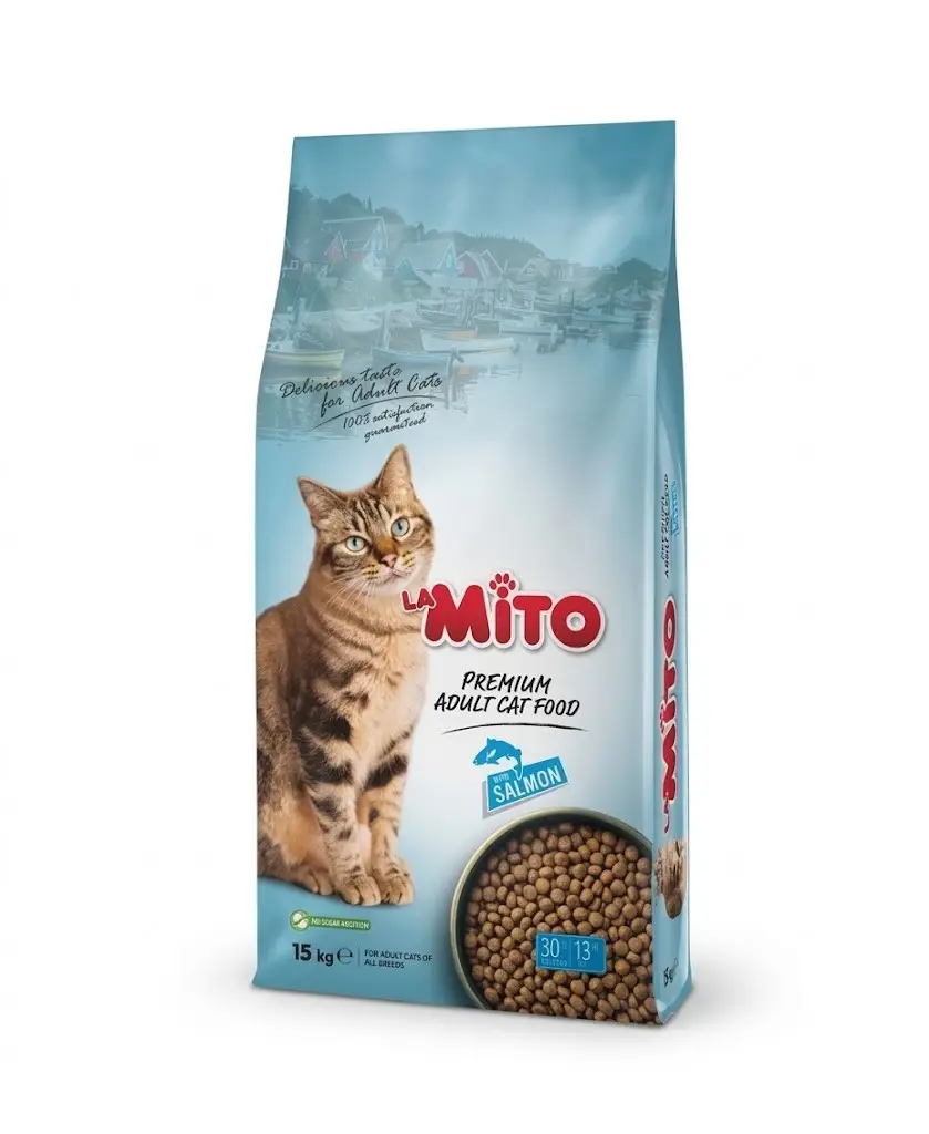 Mito Somonlu Balıklı Yetişkin Kedi Maması 15 Kg