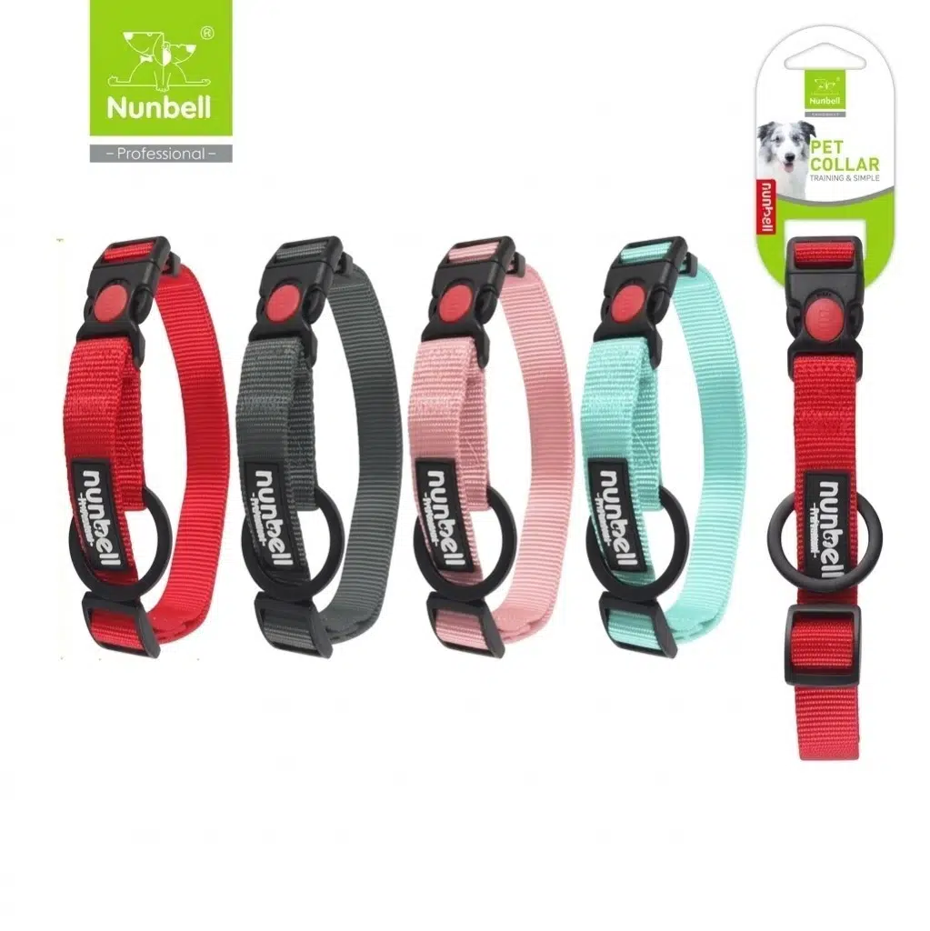 Nunbell Ayarlanır Kilitli Mekanizmalı KÜÇÜK Irk Boyun Tasması 2cm Kalınlık