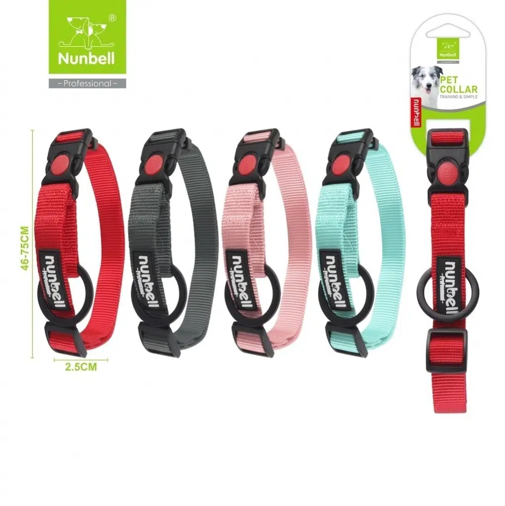 Nunbell Ayarlanır Kilitli Mekanizmalı ORTA Irk Boyun Tasması 2cm Kalınlık