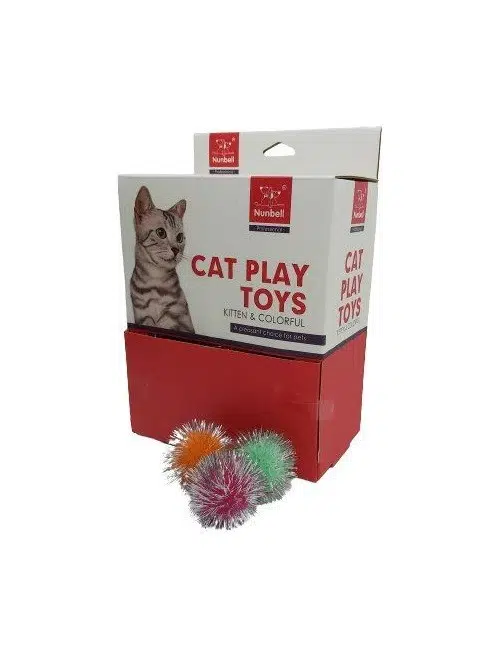 Nunbell Parlak Top Kedi Oyuncağı 1 TANE