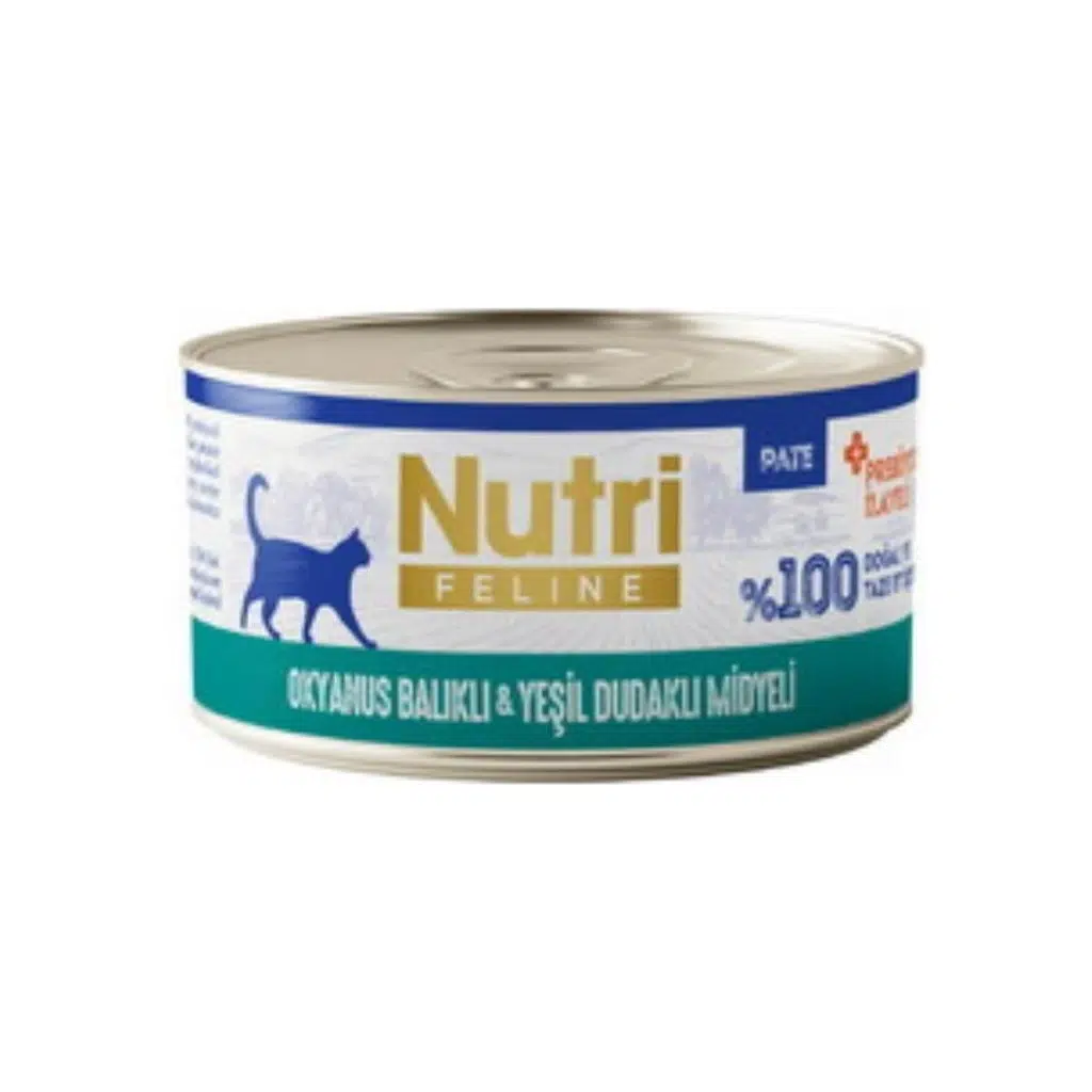 Nutri Feline New Okyanus Balıklı ve Midyeli Tahılsız Konserve 70gr