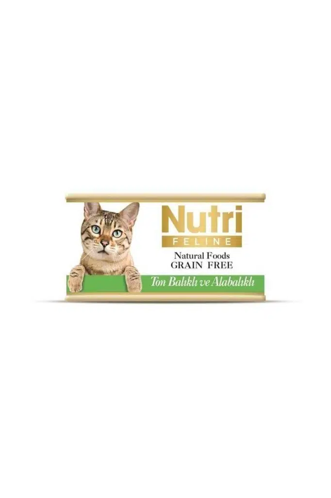 Nutri Feline Tahılsız Ton Balıklı Alabalıklı Kedi Konservesi 85 Gr