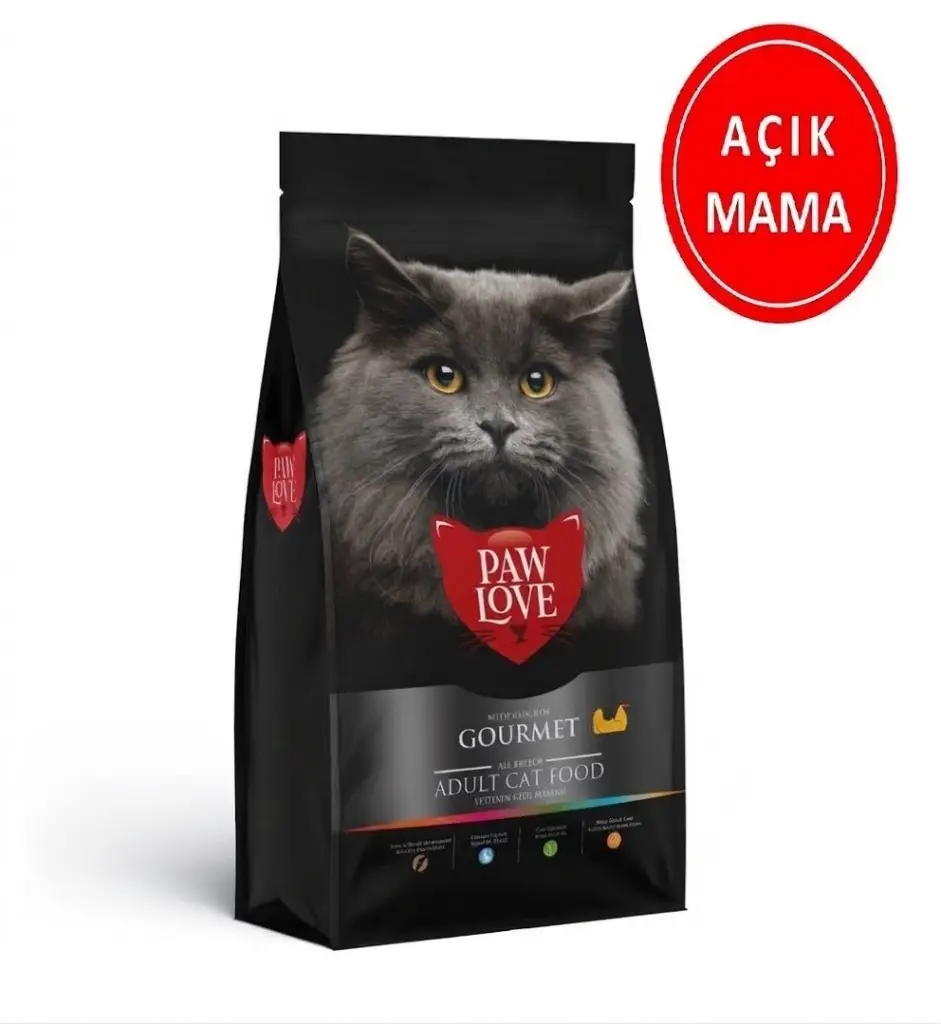Paw Love Gurme Karışık Kedi Maması 1 Kg AÇIK