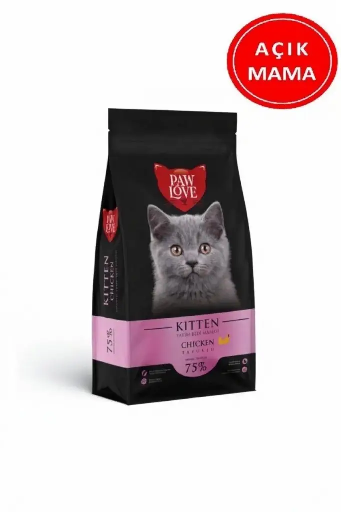 Paw Love Kitten Yavru Kedi Maması 1 Kg AÇIK