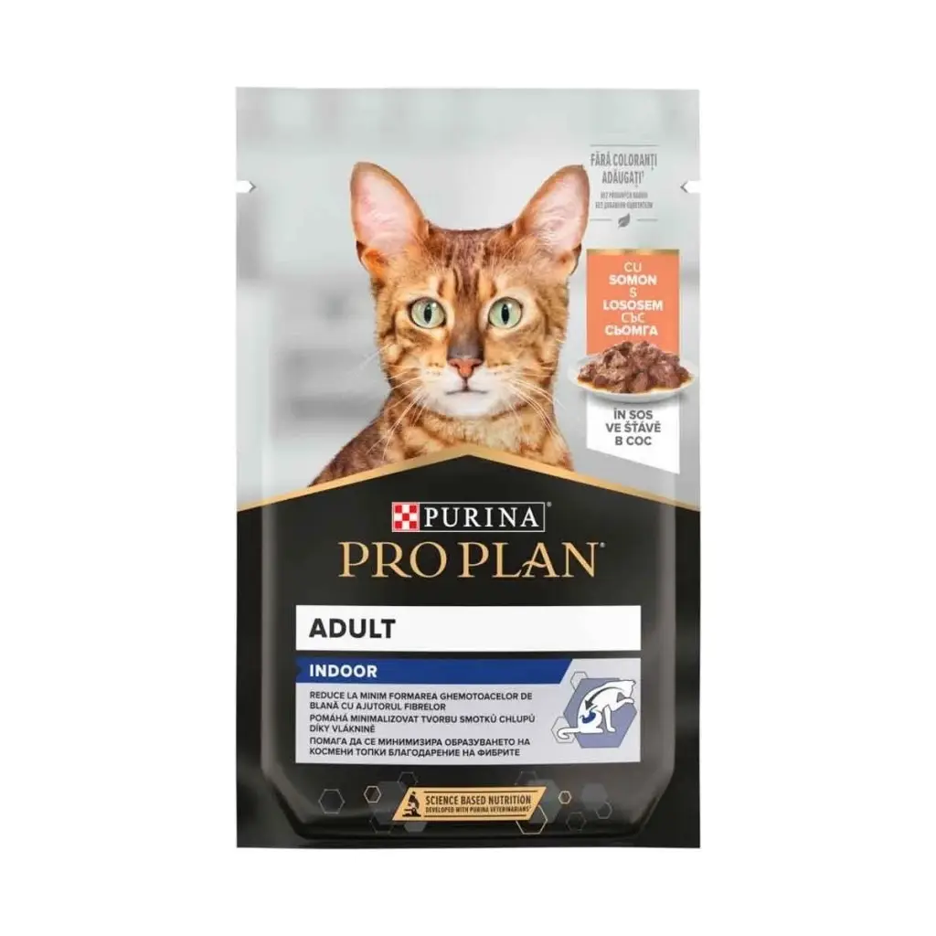 ProPlan Pouch İndoor Somonlu Kedi Konservesi 85 Gr